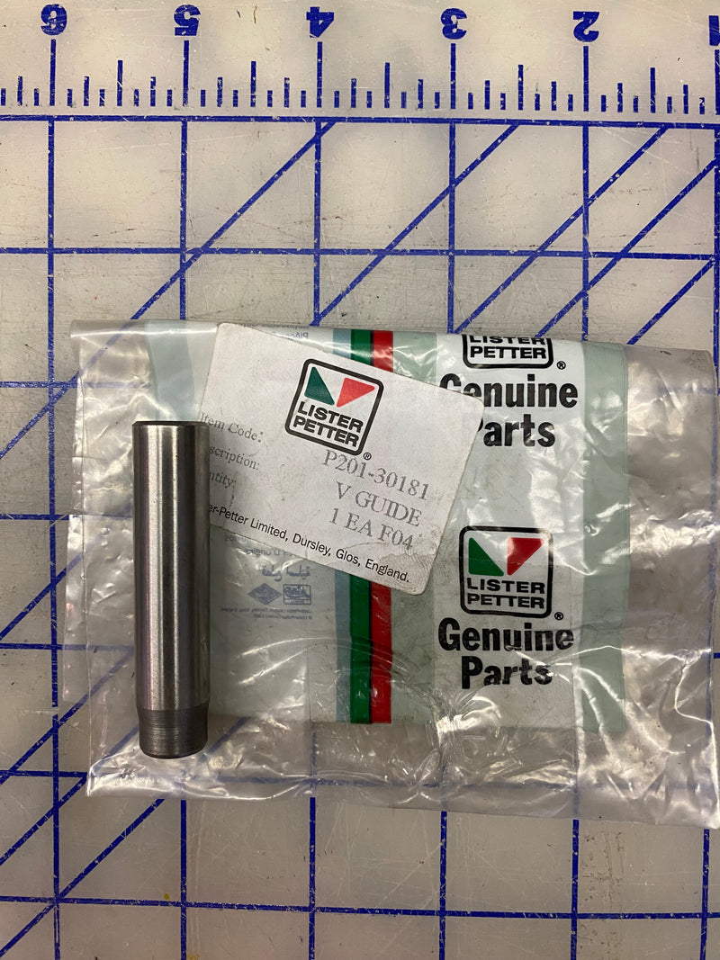 201-30181 Intake Valve guide, used on the Lister Petter TS and TR series engines.