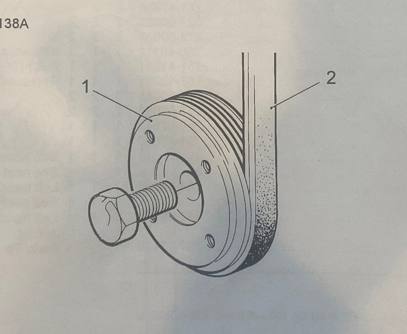 751-17810 Belt, Fan Belt used on the Lister Petter LPW series of engines.