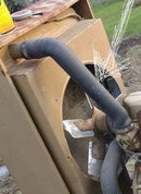 285722 Radiator hose, Kohler upper radiator hose. Used on the Kohler 30RZ62 30kw Hercules powered generator.