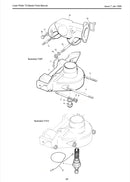201-43540 Joint/Gasket, Exhaust manifold gasket used on the Lister Petter TX series line of engines.