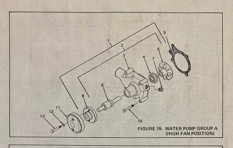 40-2035063 Water pump, for the G1600 Hercules industrial engines. Part number 40-2035079 is associated with this same pump ($200.00 refundable core charge  included in price).