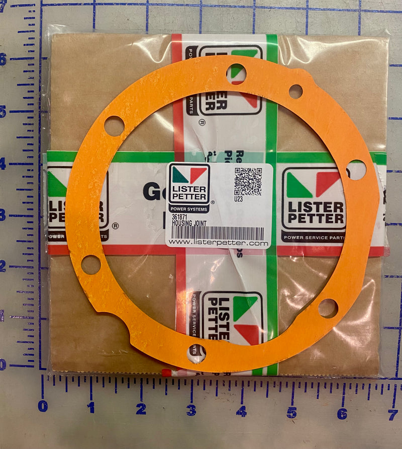 361871 Gasket, Housing used on AA1, AB1, AC1, and AD1 Lister Petter series engines.