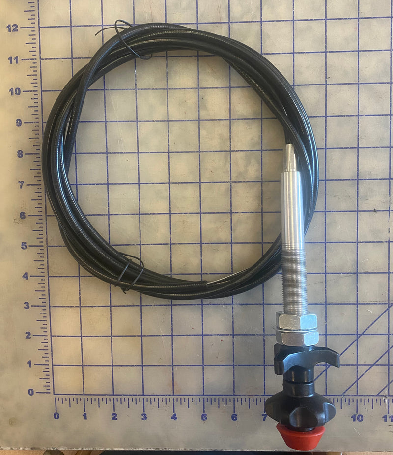 75757 Throttle cable, locking type. Commonly used on all Hercules closed power units both diesel and gas versions.