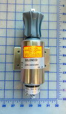 B4400-08800 Syncro-Start Run/Stop solenoid For an Elliott 780RD Generator. This Elliot Power System Generator used the Mitsubishi S12A2-PTA engine