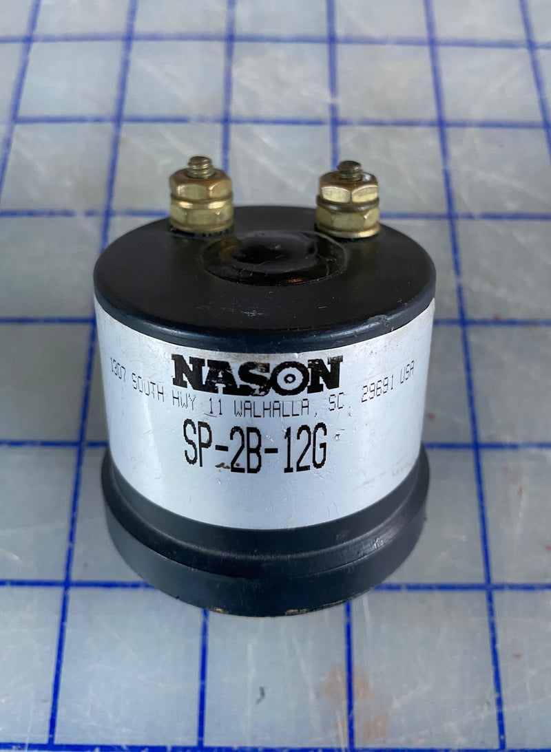 SP-2B-12G Nason low oil pressure switch, commonly used on the DMT generators