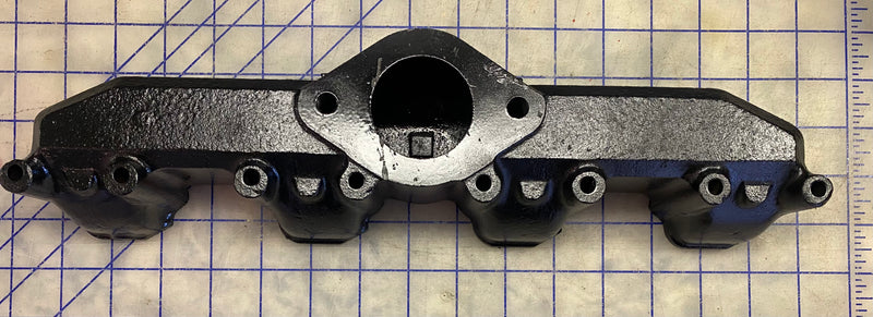 754-13590 Exhaust manifold, this manifold fits the Lister Petter LPW/S 4 cylinder model engine only