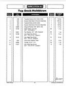 HD90ATD Side clamps, center hold down and diverter channels, used on the top deck of a RD 90A Read Screen All. This is sold as a complete kit for your RD 90, all necessary bolts and rubber channel included. 2 week lead time.