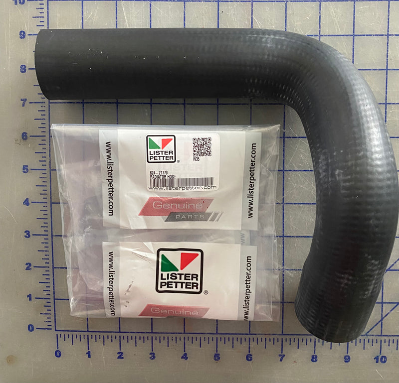 624-21770 Top radiator hose, used on a Lister Petter DWS4 engine, Delta series.
