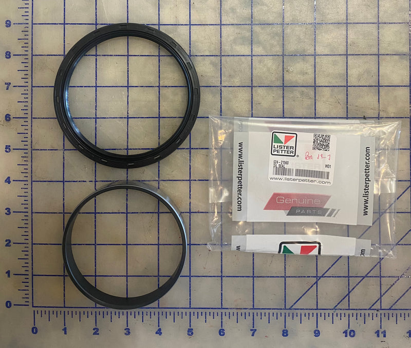 624-21560 Seal, rear main. DWS Lister Petter engine. Part number 34407-11090 is also associated with this gasket