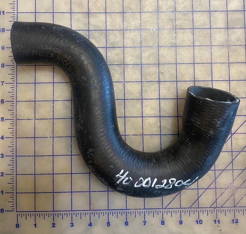 40-0012804 Radiator hose, Hercules lower radiator hose. Wiggins Lift Company part number will be 641200 or 194425