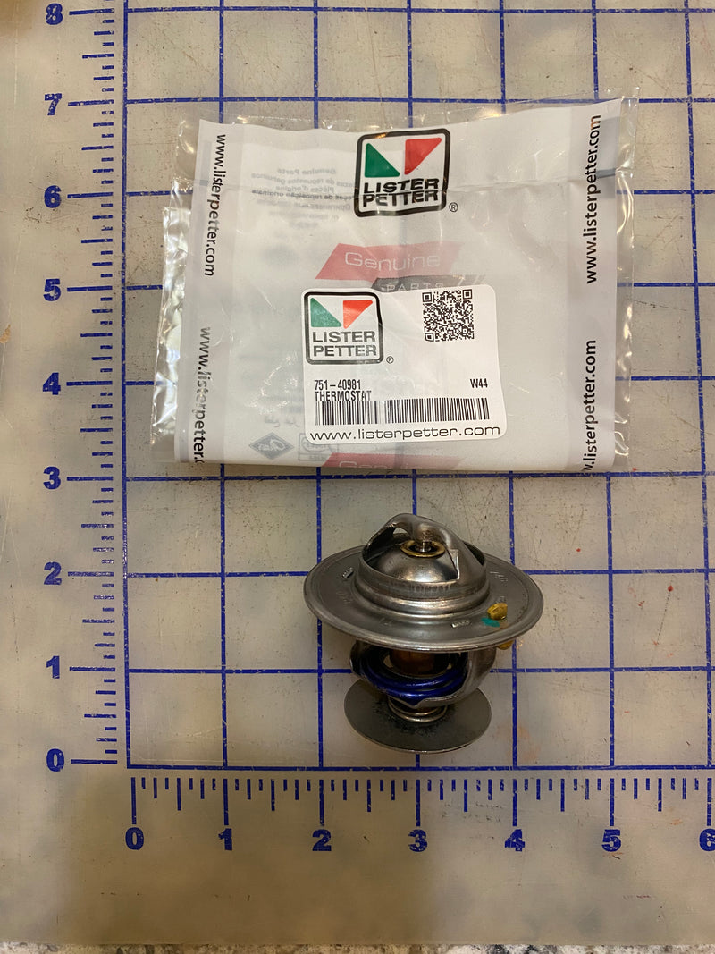 751-40981 Thermostat 165.0  F, Used on the Lister Petter LPW and LPWS series engines