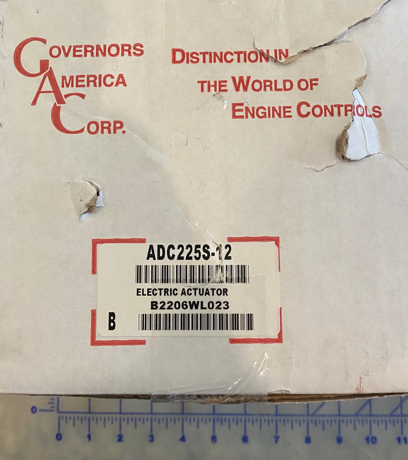 Elliott Governor Actuator, ACD 225S-12, Used on Gasous and Diesel powered units