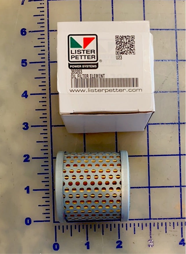 393203 Oil Filter cartridge, oil filter cartridge for Lister Petter AA1, AB1, AC1 and the AD1 type engine.
