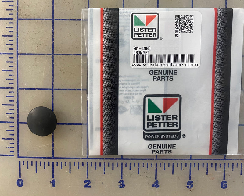 201-41840 Grommet, Rubber hole plug/grommet used on the TS/TR series engines.