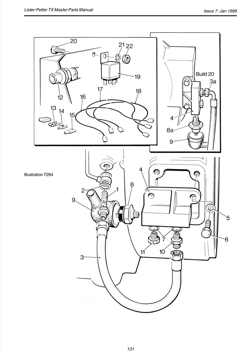 757-15420 Oil Pressure Switch, commonly used on the Moffett M5000 forklift and Lister Petter engines as applicable.