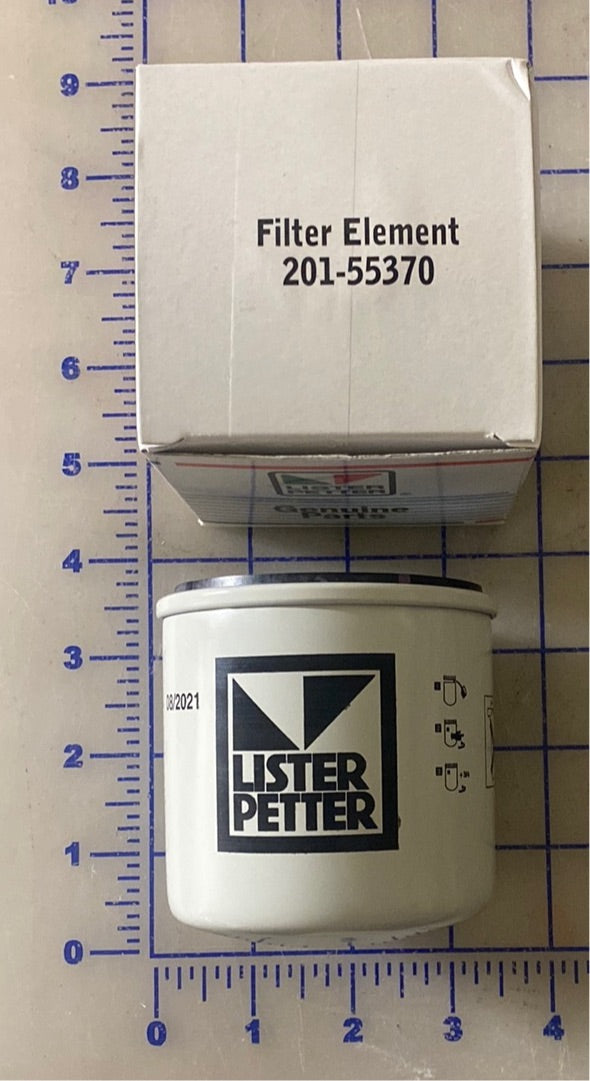 201-55370 Oil filter, used on a LPW2, LPWS2,  LPW3, and LPW4 Alpha series engines.
