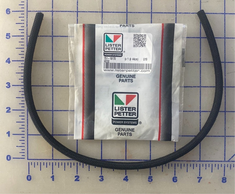 751-18170 Fuel return hose, used on the LPW/S/2/4 builds 71, 72 and 108 model of engines