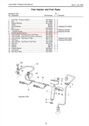 201-43510 Fuel pipe, Used on the TX series engines, from the pump to the injectors.