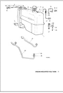 202-23811 Lister Petter fuel leak off  pipe, This item fitsthe  ST2 and 3 model engines