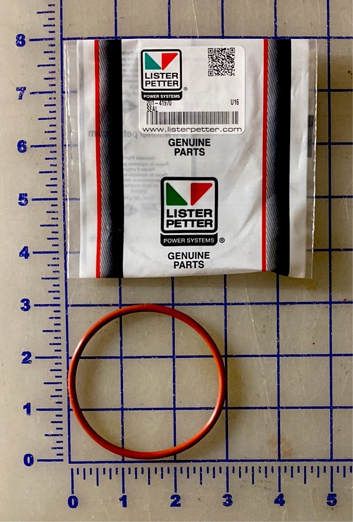 201-41970 O ring seal, used to seal the remote oil filter adapter on a TS/TR engine.
