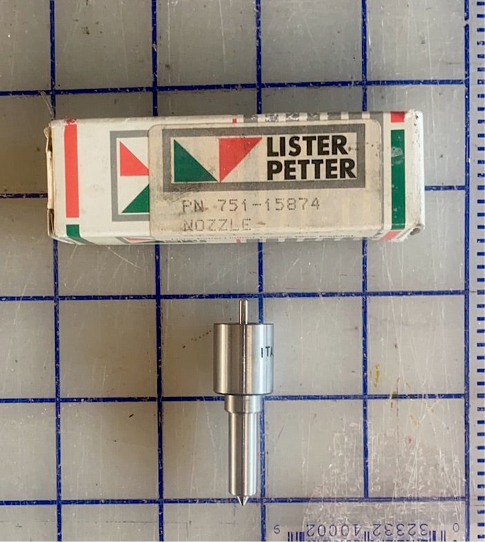 Lister Petter Injector nozzle 751-15874, LPA model engines