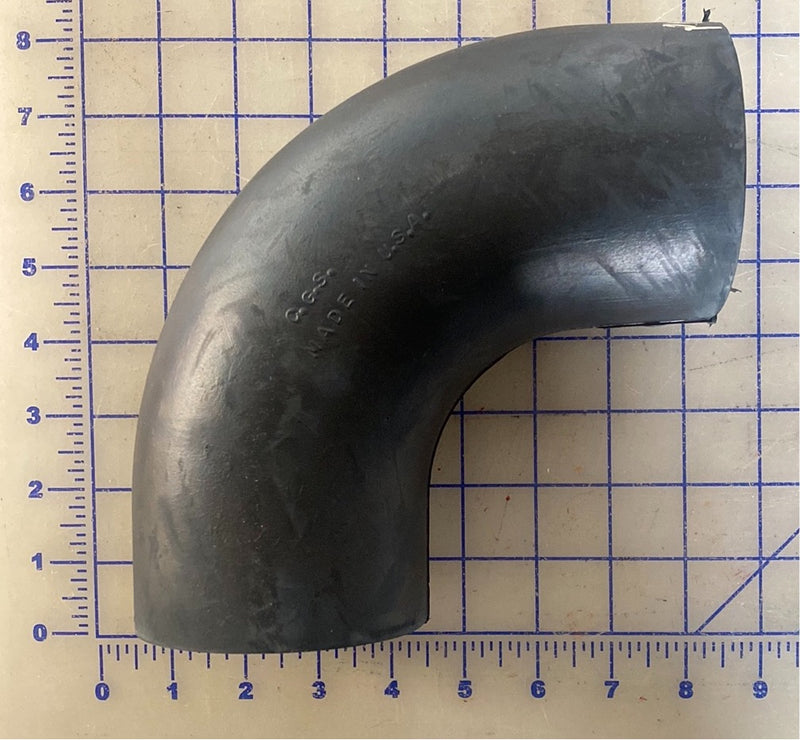 Read Screen-All Rubber elbow, part number 99511 Air Cleaner assembly rubber elbow used on the RD-40 and the RD-90 screeners