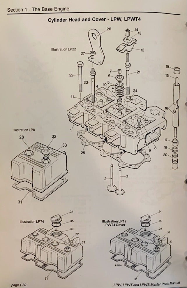 751-40551 inlet valve for a LPWT lister Petter engine