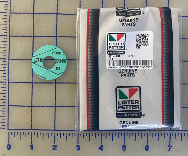Lister Petter Fuel filter gasket, used on the Lister Petter 8.25 litre fuel tank commonly used on the LT/LV, TS/TR engine