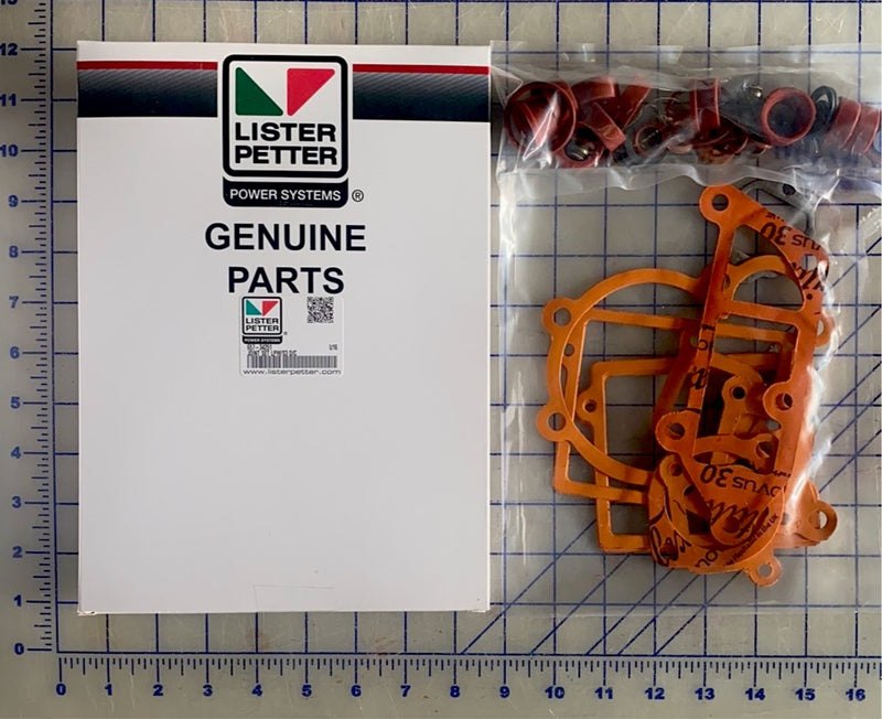 Lister Petter 657-34251, LPW/S3 DeCarbon gasket / joint set