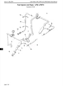 751-13100 Lister Petter Fuel Return Tee, used on the LPW series engines