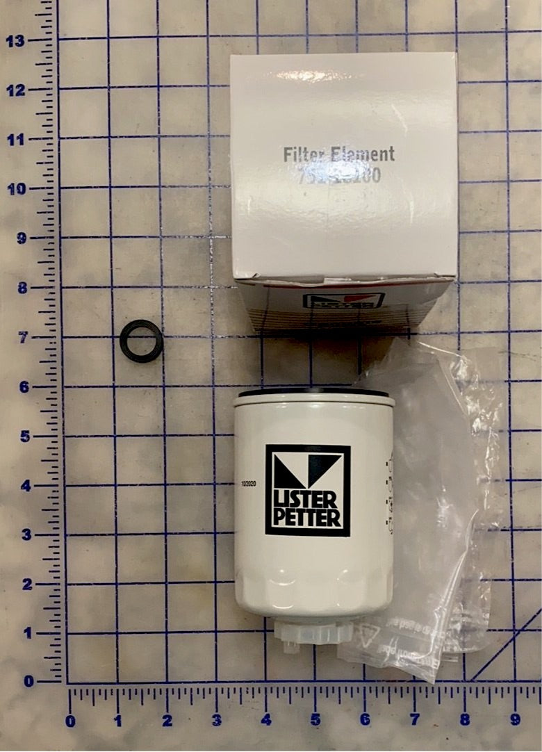 751-18100 Fuel filter used with the model LPW/S/T Lister Petter engines. HS code 8421.23