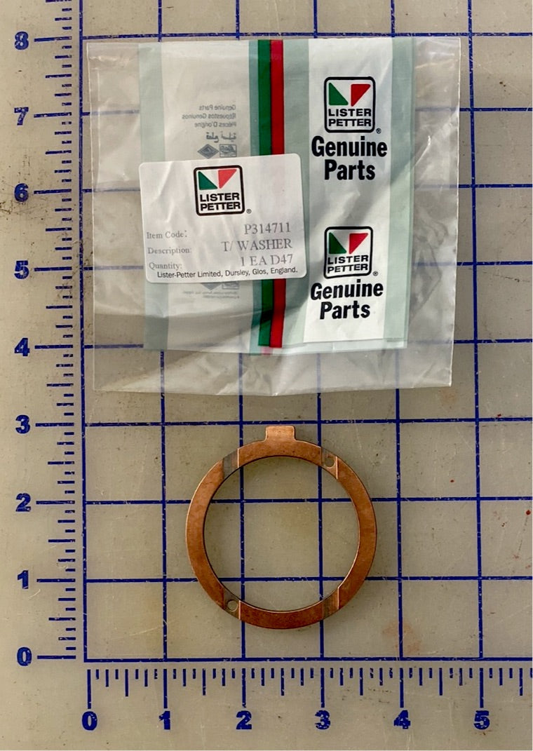 314711 Thrust washer, for Lister Petter AC1 and the AD1 engines.