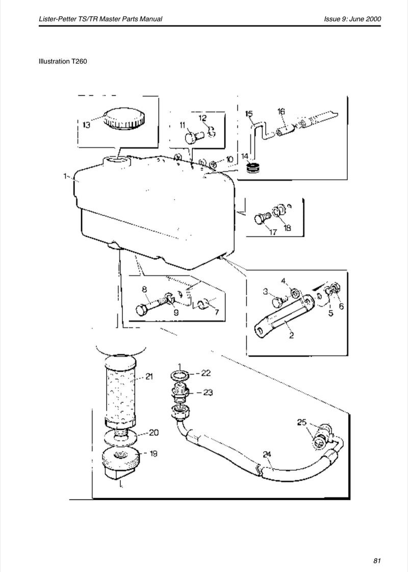 601-33740 Grommet, Rubber hole plug/grommet used on the TS/TR series engines.