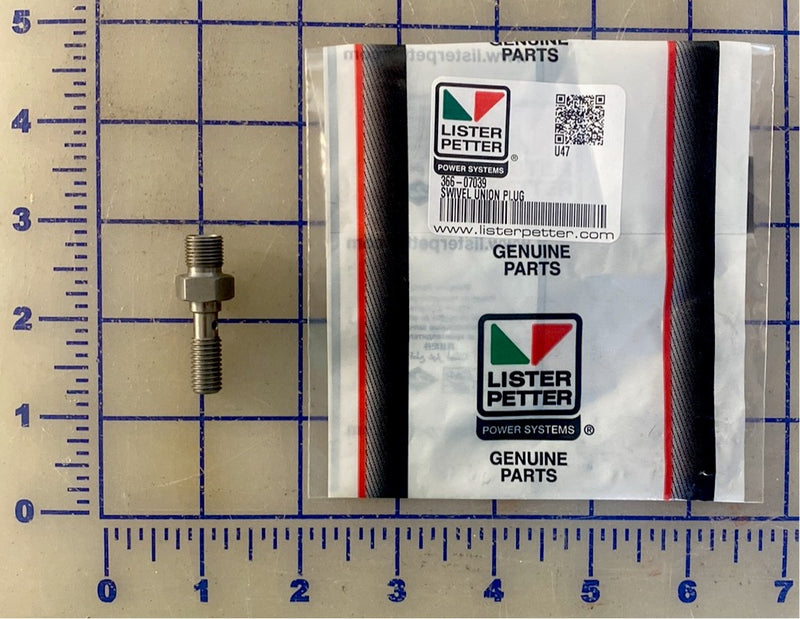 Lister Petter Swivel Union Plug 366-07039,commenly used with the T series engines.