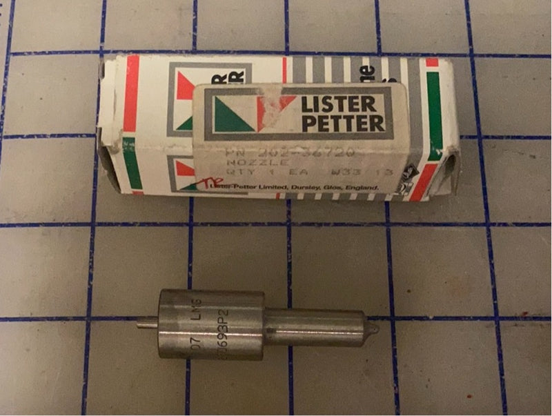 Lister Petter Injector nozzle for a TR model engine 202-36720
