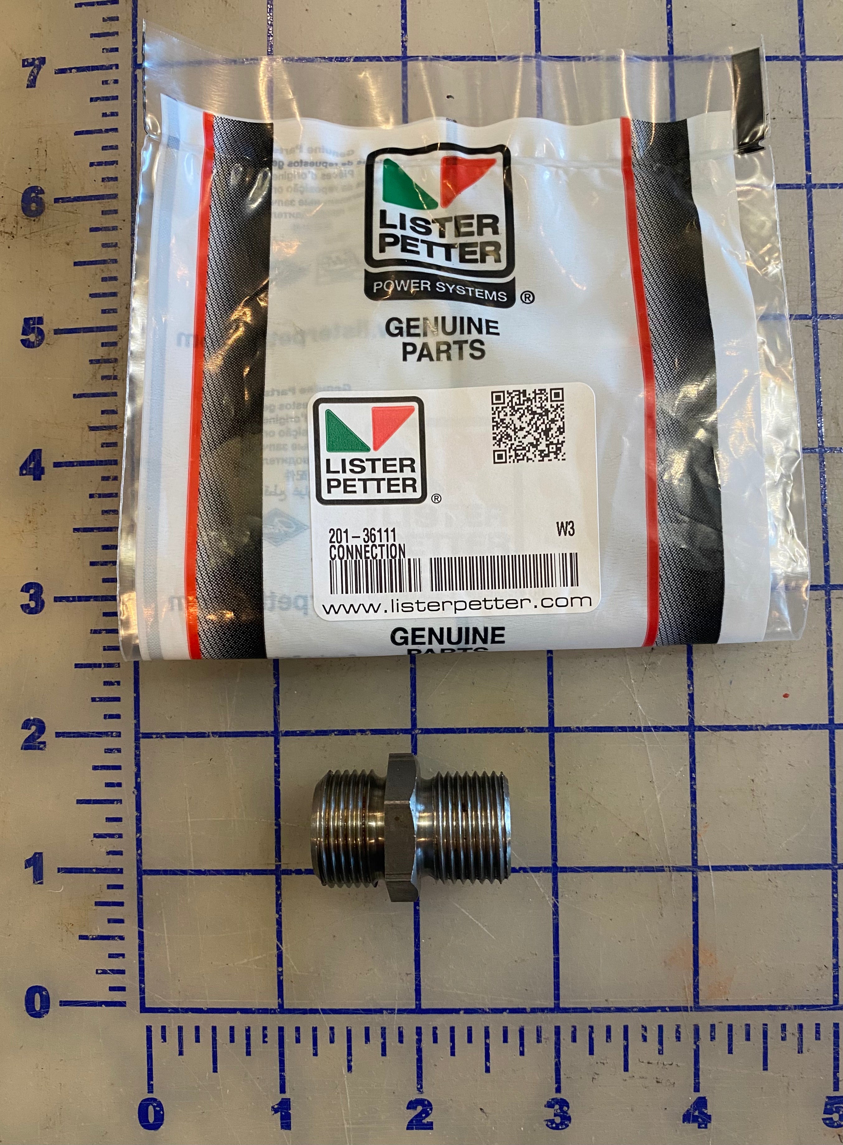 201-36111 Connector/filter adapter, used on the TS, TR, TX and the TL